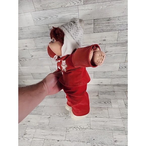 Vintage Cabbage Patch Kids Doll 1983 Red Corduroy Outfit 16" CBK 80s - Picture 6 of 14